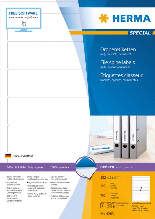 HERMA 4283 FILE LABELS A40
