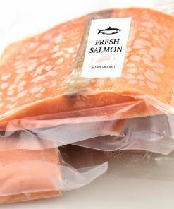 label on salmon bag