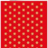 HERMA 4052 DECOR STARS RED/GOL
