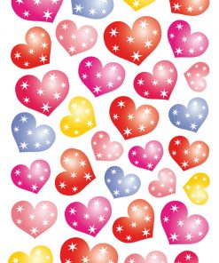 HERMA 3256 MAGIC HEARTS WITH D