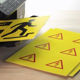 high visibility weatherproof labels